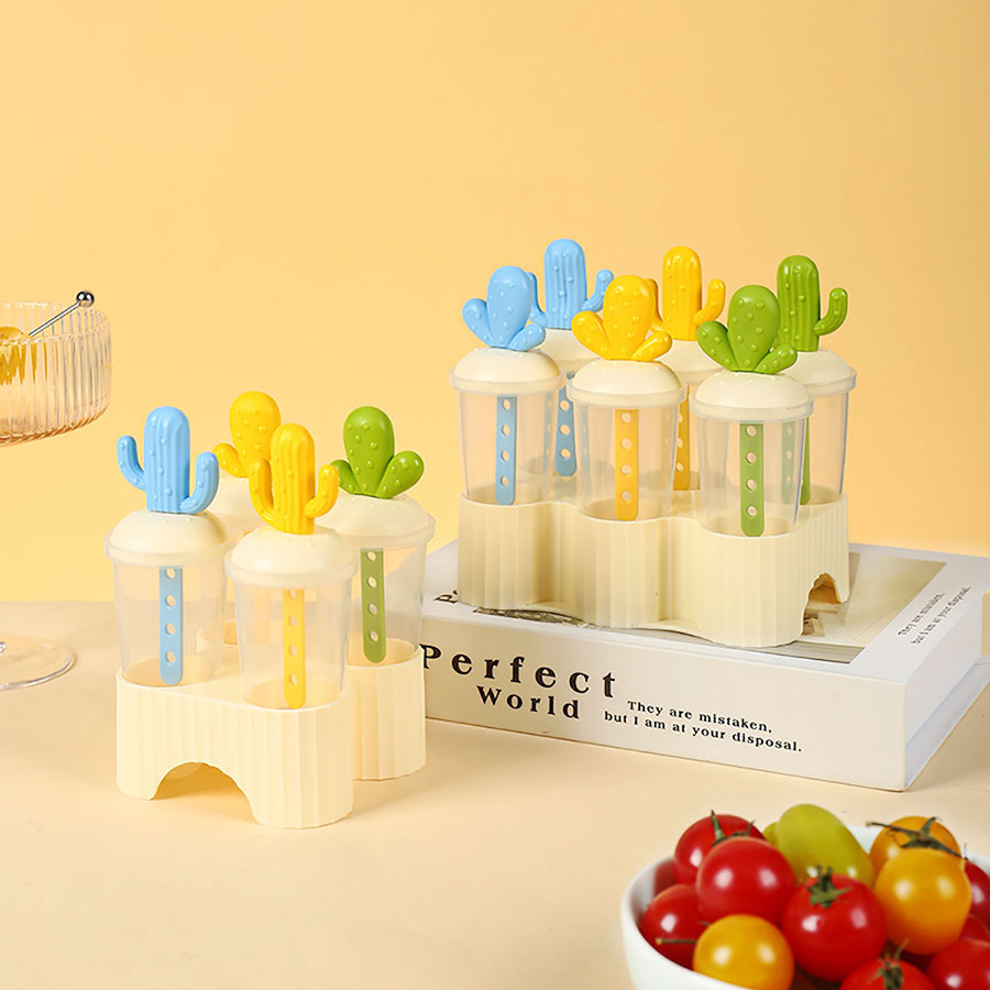 仙人掌圓形四格/六格