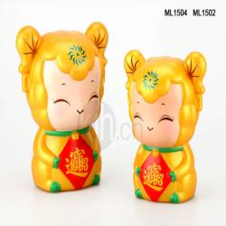 招財(cái)大、小金羊儲錢罐