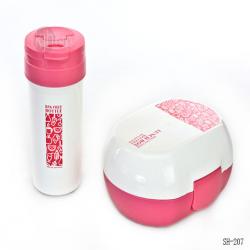 樂(lè)派橢圓分隔餐盒+隨