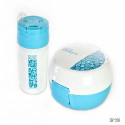 樂(lè)派圓形分隔餐盒+隨