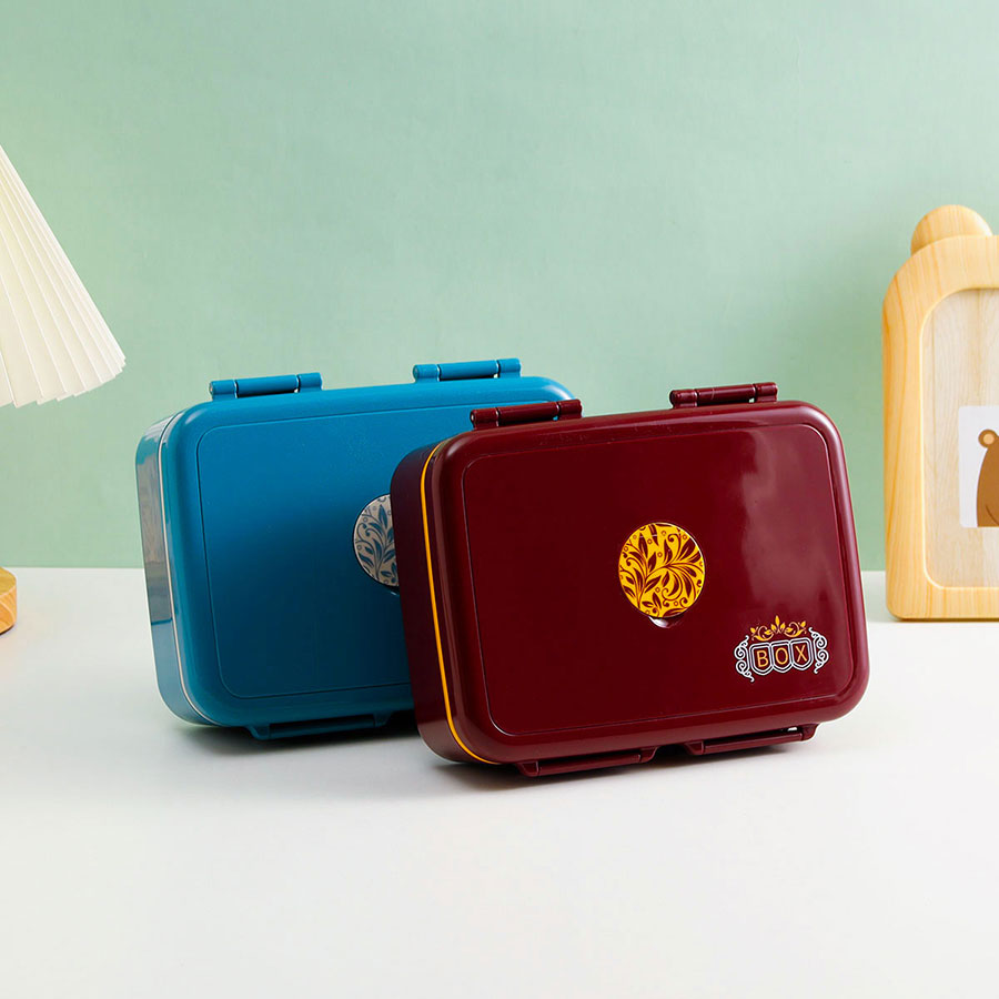 悠悅簡歐三格便當盒(1