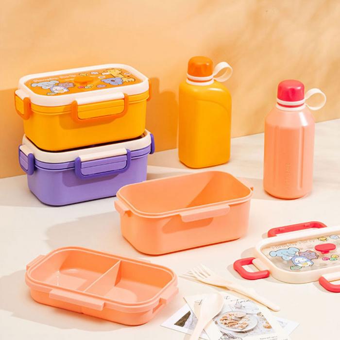 尚趣長(zhǎng)方雙層飯盒(110