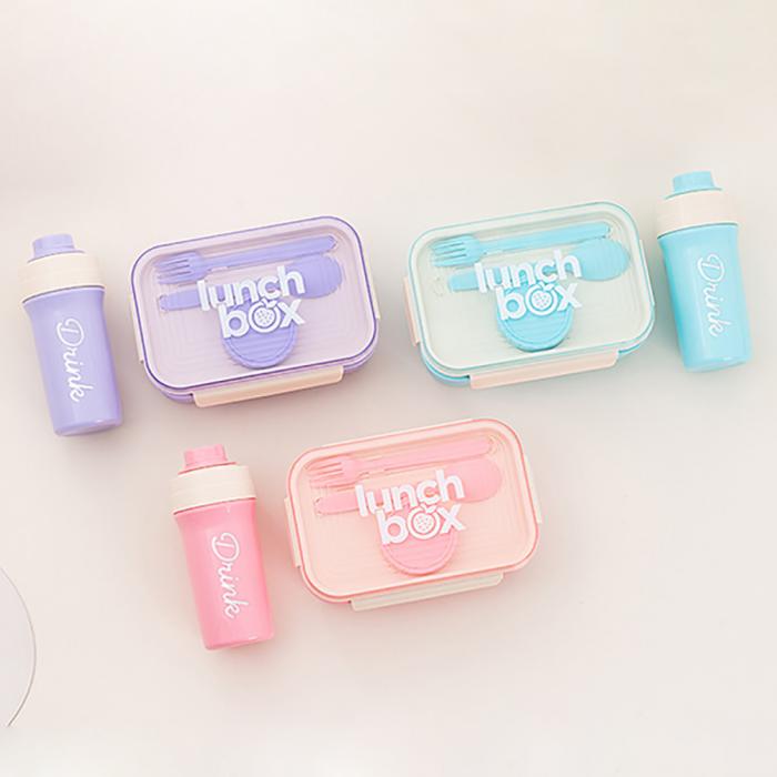 長方形沙拉飯盒水壺套